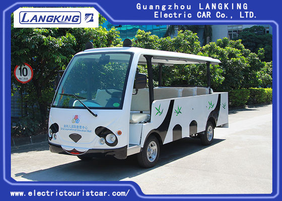 14 Seater 효과적인 충격으로 갖춰진 전기 셔틀 차는 문으로 흡수합니다